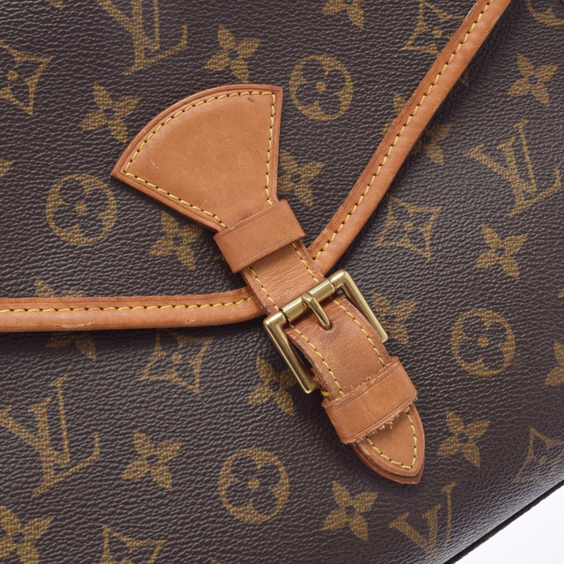 LOUIS VUITTON ルイヴィトン モノグラム ベルエア 2WAY ブラウン M51122 ユニセックス モノグラムキャンバス ハンドバッグ Bランク 中古 銀蔵