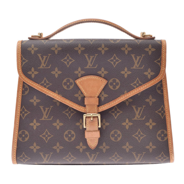 LOUIS VUITTON ルイヴィトン モノグラム ベルエア 2WAY ブラウン M51122 ユニセックス モノグラムキャンバス ハンドバッグ Bランク 中古 銀蔵