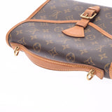 LOUIS VUITTON ルイヴィトン モノグラム ベルエア 2WAY ブラウン M51122 ユニセックス モノグラムキャンバス ハンドバッグ Bランク 中古 銀蔵