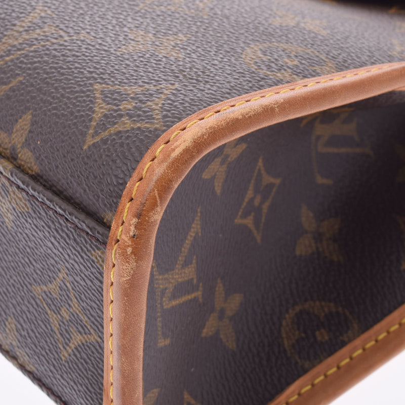 LOUIS VUITTON ルイヴィトン モノグラム ベルエア 2WAY ブラウン M51122 ユニセックス モノグラムキャンバス ハンドバッグ Bランク 中古 銀蔵