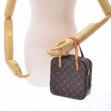 LOUIS VUITTON Louis Vuitton Monogram Spontini Brown M47500 Unisex Monogram Canvas Handbag B Rank used Ginzo