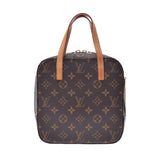 LOUIS VUITTON Louis Vuitton Monogram Spontini Brown M47500 Unisex Monogram Canvas Handbag B Rank used Ginzo