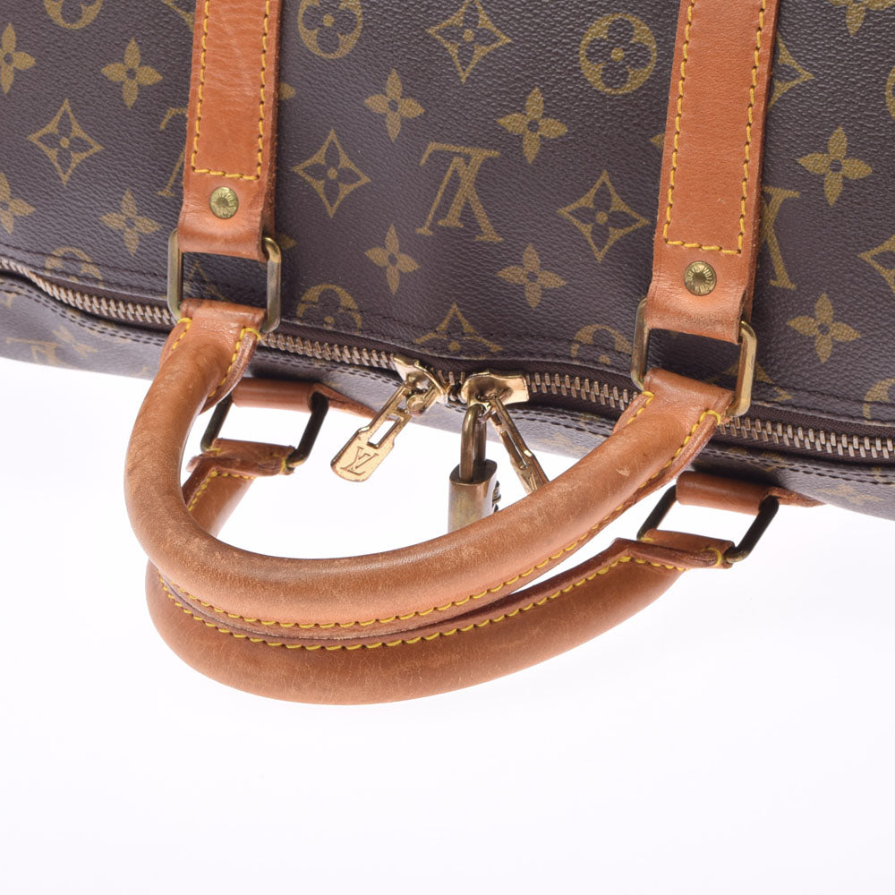 LOUIS VUITTON ルイヴィトン モノグラム キーポル55 ブラウン M41424 レディース モノグラムキャンバス ボストンバッグ Bランク  中古 - 売り直営