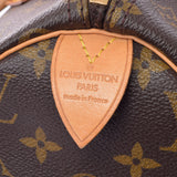 LOUIS VUITTON ルイヴィトン モノグラム スピーディ30 新型 ブラウン M41108 ユニセックス モノグラムキャンバス ハンドバッグ Bランク 中古 銀蔵