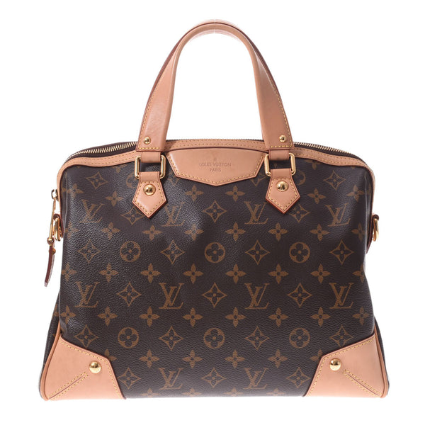 LOUIS VUITTON Louis Vuitton Monogram Retiro PM Brown M40325 Ladies Monogram Canvas 2WAY Bag AB Rank Used Ginzo