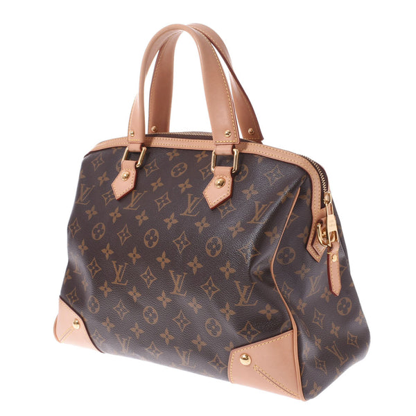 LOUIS VUITTON ルイヴィトン モノグラム レティーロPM ブラウン M40325 レディース モノグラムキャンバス 2WAYバッグ ABランク 中古 銀蔵