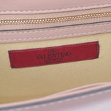 Valentino Garavani Valentino Galavani Studs Chain Greju Ladies Calf Shoulder Bag AB Rank Used Ginzo