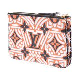 LOUIS VUITTON ルイヴィトン クラフティ ポシェットドゥーブルジップ ブラウン M69488 レディース モノグラムキャンバス ショルダーバッグ 未使用 銀蔵
