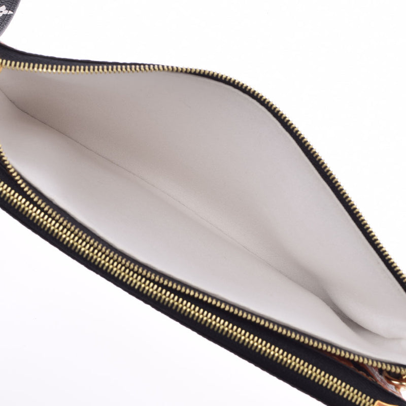 LOUIS VUITTON ルイヴィトン クラフティ ポシェットドゥーブルジップ ブラウン M69488 レディース モノグラムキャンバス ショルダーバッグ 未使用 銀蔵