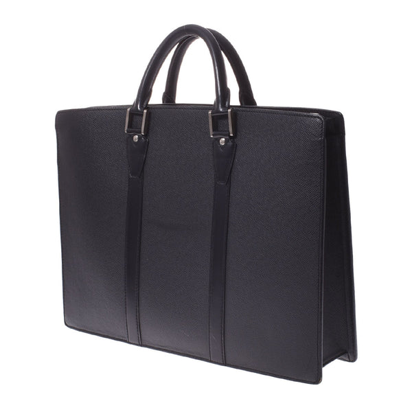 LOUIS VUITTON Louis Vuitton Taiga Rosan Aldoyers M30052 Men's Taiga Leather Society Business Bag B Rank Used Ginzo