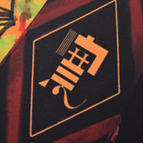 LOUIS VUITTON ルイヴィトン モノグラム 歌舞伎 山本寛斎コラボ 茶/赤/黒 MP1940 レディース シルク100% スカーフ 未使用 銀蔵