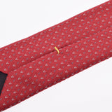 LOUIS VUITTON Louis Vuitton Red Men's Silk 100% Tie A Rank used Ginzo