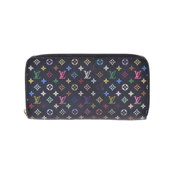 LOUIS VUITTON Louis Vuitton Multi -Color Zippy Wallet Noir/Grnade M60243 Ladies Multicolor Canvas Long Wallet B Used Ginzo