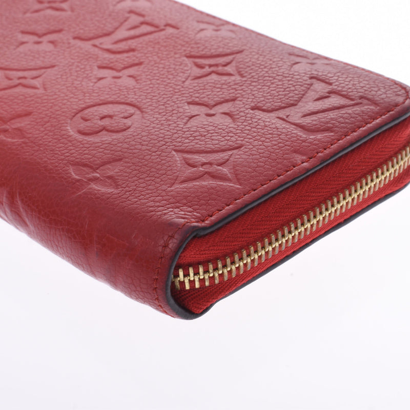 LOUIS VUITTON Louis Vuitton Monogram Amplant Jippy Wallet Three Reeds M60737 Ladies Leather Long Wallet B Feden Ginzo