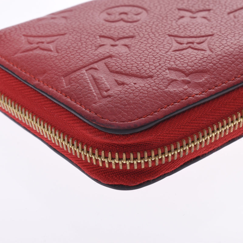 LOUIS VUITTON Louis Vuitton Monogram Amplant Jippy Wallet Three Reeds M60737 Ladies Leather Long Wallet B Feden Ginzo