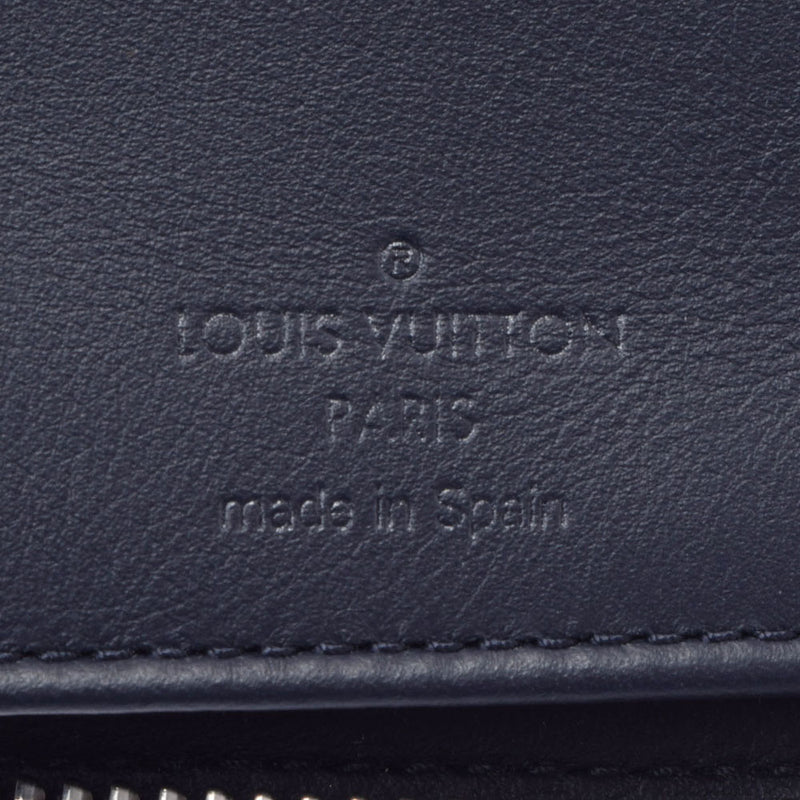 Louis Vuitton Anfini Zippy Wallet Vertical 14137 Navy Men's