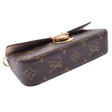 LOUIS VUITTON Louis Vuitton Monogram Glasses Case Pochette Lagoon Brown M60008 Unisex Monogram Canvas brand accessory Shin -Used Ginzo