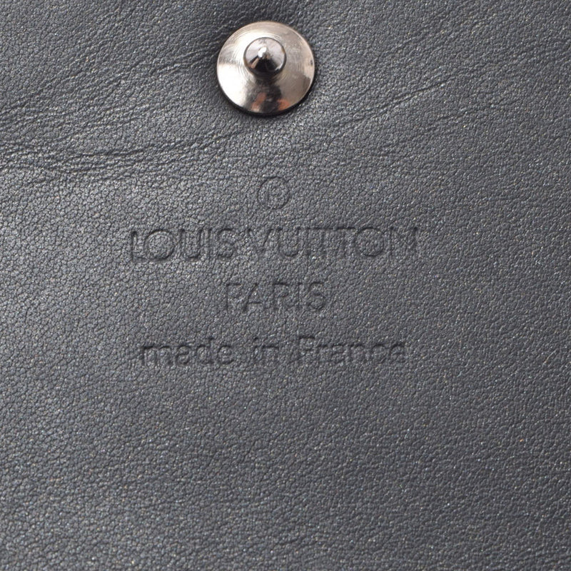 LOUIS VUITTON ルイヴィトン モノグラムマット ポルトトレゾール インターナショナル ノワール M65102 ユニセックス モノグラムマットレザー 長財布 ABランク 中古 銀蔵