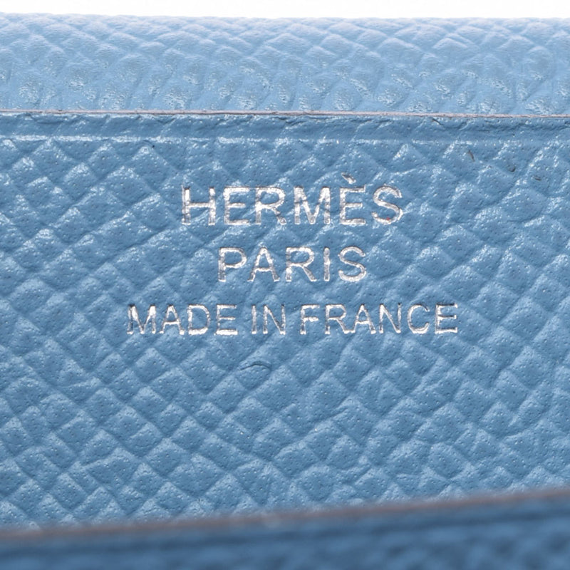 爱马仕爱马仕（Hermes Hermes）带有弗莱杰尼（Frejene）银色支架□r雕刻（2014年左右）女士vo Epson长钱包AB级使用Ginzo