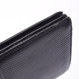 HERMES Hermes Bears Full Black Silver Bracket □ N engraved (around 2010) Unisex lizard long wallet B rank used Ginzo