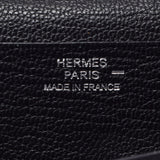 HERMES エルメス ベアンスフレ 黒 シルバー金具 □N刻印(2010年頃) ユニセックス リザード 長財布 Bランク 中古 銀蔵