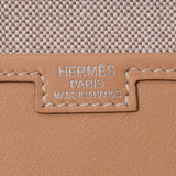 HERMES Hermes Jije PM Natural □ Q -engraved (around 2013) Unisex Vola River Clutch Bag A Rank used Ginzo