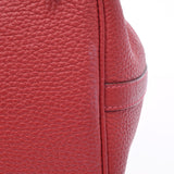 HERMES Hermes Picotan Lock MM Rouge Glass (Red) Silver Bracket □ Q -engraved (around 2013) Ladies Toryon Lemance Handbag AB Rank Used Ginzo