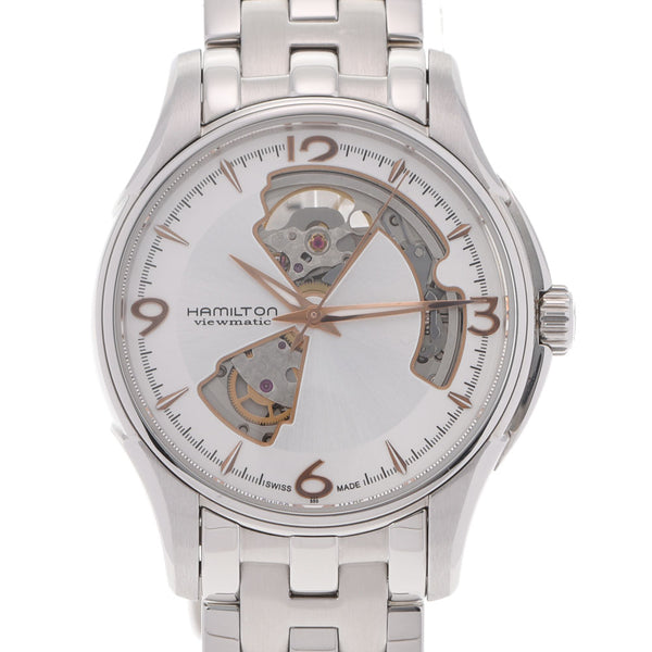 HAMILTON Hamilton Jazz Master Viewmatic H325650 Men's SS Watch Automatic Silver Dial A Rank used Ginzo