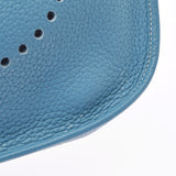 HERMES Hermes Evrin 3 GM Blue Jean Silver Bracket □ N engraved (around 2010) Unisex Toryon Remance Shoulder Bag B Rank used Ginzo