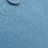HERMES Hermes Evrin 3 GM Blue Jean Silver Bracket □ N engraved (around 2010) Unisex Toryon Remance Shoulder Bag B Rank used Ginzo