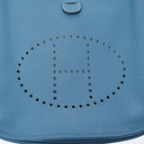 HERMES Hermes Evrin 3 GM Blue Jean Silver Bracket □ N engraved (around 2010) Unisex Toryon Remance Shoulder Bag B Rank used Ginzo