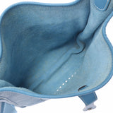 HERMES Hermes Evrin 3 GM Blue Jean Silver Bracket □ N engraved (around 2010) Unisex Toryon Remance Shoulder Bag B Rank used Ginzo