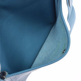 HERMES Hermes Evrin 3 GM Blue Jean Silver Bracket □ N engraved (around 2010) Unisex Toryon Remance Shoulder Bag B Rank used Ginzo