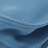 HERMES Hermes Evrin 3 GM Blue Jean Silver Bracket □ N engraved (around 2010) Unisex Toryon Remance Shoulder Bag B Rank used Ginzo