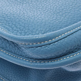 HERMES Hermes Evrin 3 GM Blue Jean Silver Bracket □ N engraved (around 2010) Unisex Toryon Remance Shoulder Bag B Rank used Ginzo