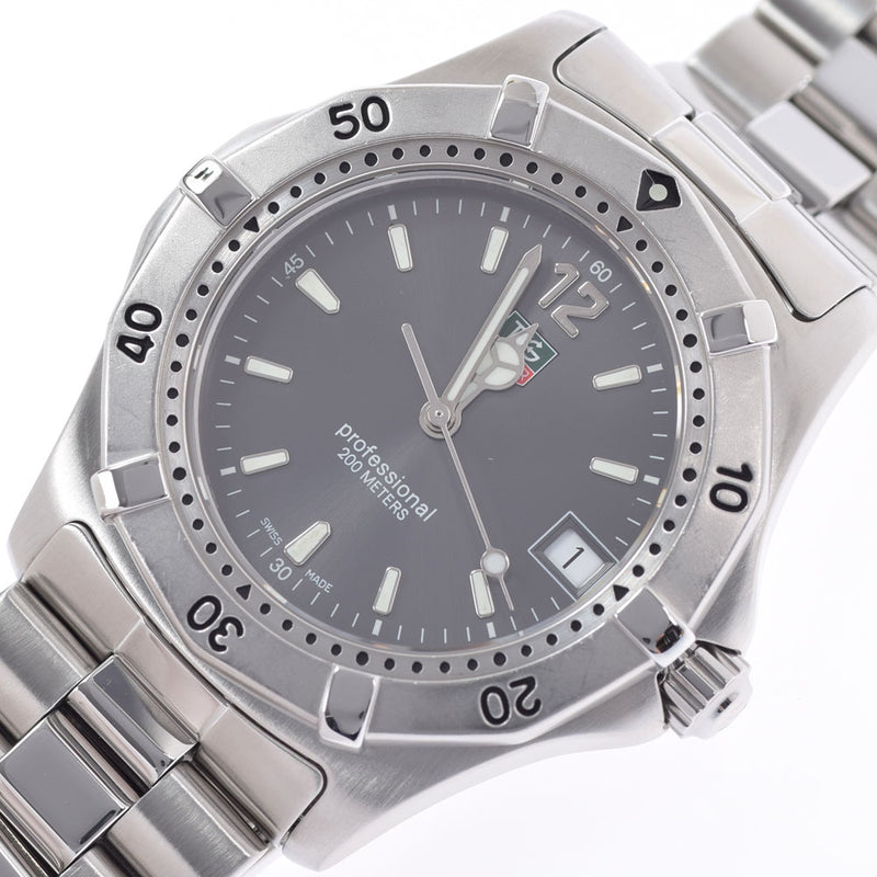 TAG HEUER Tag Hey Professional 200 WK1115-0 Men's SS Watch Quartz Gray Dial A Rank used Ginzo