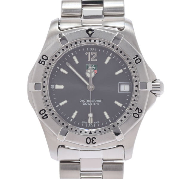 TAG HEUER Tag Hey Professional 200 WK1115-0 Men's SS Watch Quartz Gray Dial A Rank used Ginzo