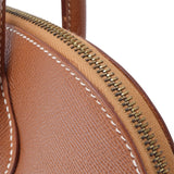 HERMES Hermes Bored 37 Gold Gold Bracket ○ X engraved (around 1994) Ladies Kushbell Handbag B Rank used Ginzo