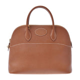 HERMES Hermes Bored 37 Gold Gold Bracket ○ X engraved (around 1994) Ladies Kushbell Handbag B Rank used Ginzo