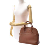 HERMES Hermes Bored 37 Gold Gold Bracket ○ X engraved (around 1994) Ladies Kushbell Handbag B Rank used Ginzo