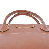 HERMES Hermes Bored 37 Gold Gold Bracket ○ X engraved (around 1994) Ladies Kushbell Handbag B Rank used Ginzo
