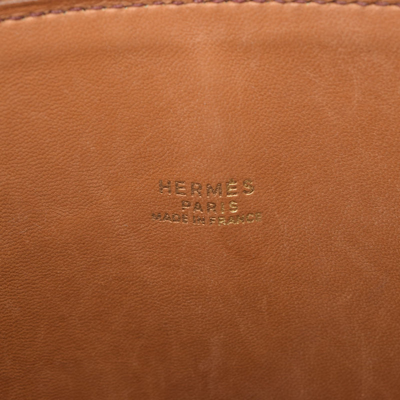 HERMES エルメス ボリード 31 2WAY チェスナッツ ゴールド金具 〇Z刻印(1996年頃) レディース オーストリッチ ハンドバッグ ABランク 中古 銀蔵