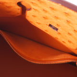爱马仕爱马仕（Hermes Hermes Birkin）35橙色金支架□h雕刻（2004年左右）中性鸵鸟手袋均使用了Ginzo