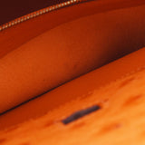 爱马仕爱马仕（Hermes Hermes Birkin）35橙色金支架□h雕刻（2004年左右）中性鸵鸟手袋均使用了Ginzo