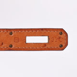 爱马仕爱马仕（Hermes Hermes Birkin）35橙色金支架□h雕刻（2004年左右）中性鸵鸟手袋均使用了Ginzo