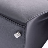 HERMES Hermes Kelly 28 2WAY Black Silver Bracket Z engraved (around 2021) Ladies Vo Epson Handbag New Ginzo