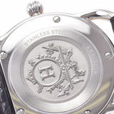 爱马仕爱马仕（Hermes Hermes Alsaw）AR5.720A男士GP/SS/皮革表格Quartz White Dial A RANS使用Ginzo