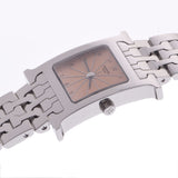 HERMES HERMES LAMBUSIS HH1.210女士SS Watch Quartz Pink Dial A等级使用Ginzo