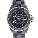 CHANEL Chanel J12 38mm H0685 Men's Black Ceramic/SS Watch Automatic Black Dial A Rank Used Ginzo