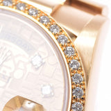 ROLEX Rolex Day Date 10P Diamond Bezel Diamond 18348A Men's YG Watch Automatic Champagne Dial A Rank used Ginzo